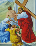 Droga Krzyżowa - Jezus pociesza płaczące niewiasty